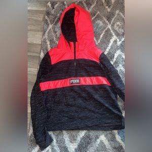 PINK half zip hoodie